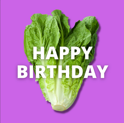 Birthday Lettuce Garden Digital Card