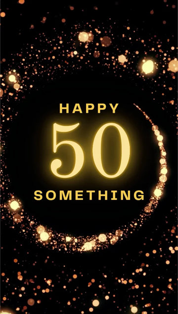 50th Birthday Video Card poster