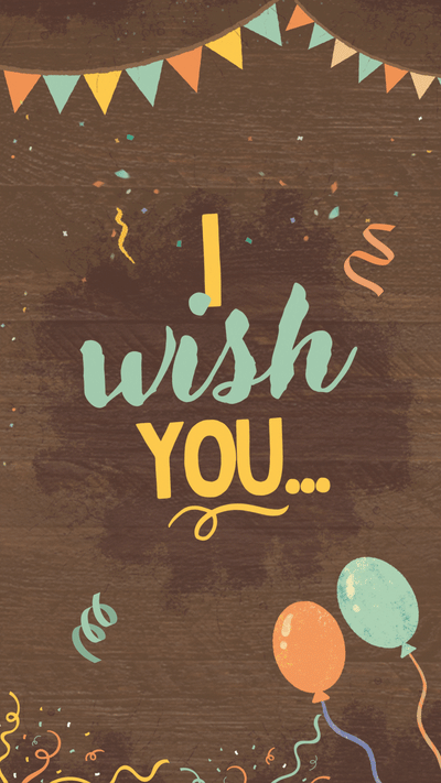 Best Birthday Ever’ video eCard cover with clean, colorful design and large on-screen text: ‘I wish you… the best birthday ever… love you so much!’ Sweet digital birthday card.