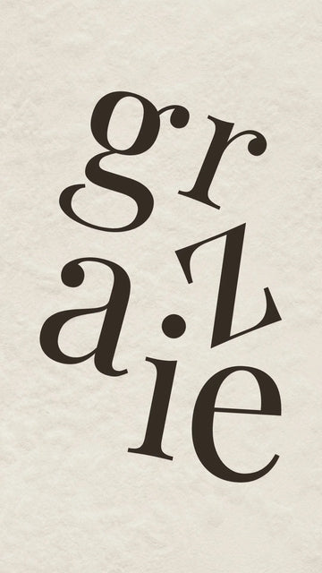 Grazie – Animated Italian Thank You Video eCard poster