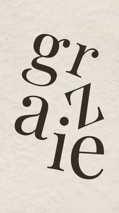 Grazie – Animated Italian Thank You Video eCard