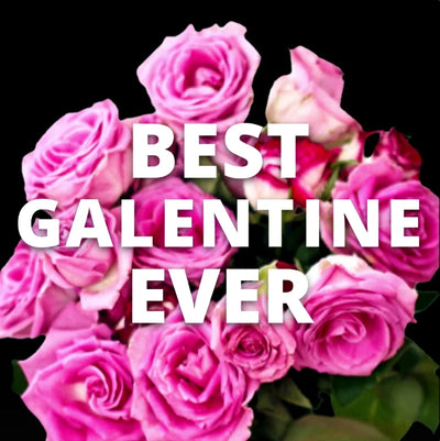 Best Galentine Ever Galentine’s Day video eCard with fun bouquet design