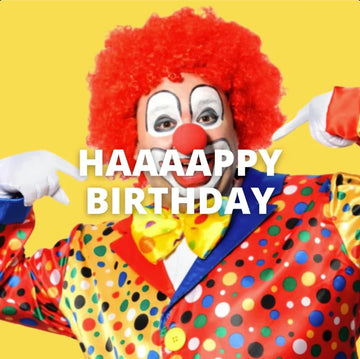 Creepy Clown Video Birthday eCard poster