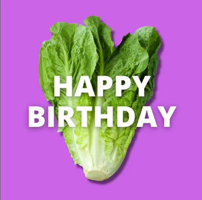 Birthday Lettuce Garden Digital Card