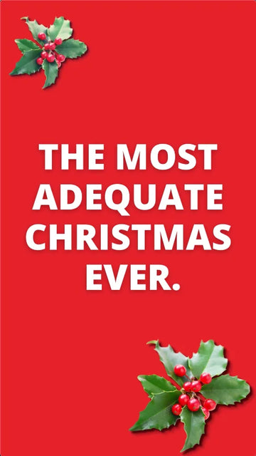 Adequate Christmas Video eCard – “Ho, Ho, Hum” Funny Holiday Card poster
