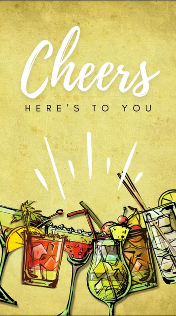 Cheers—Here’s to You Video eCard poster
