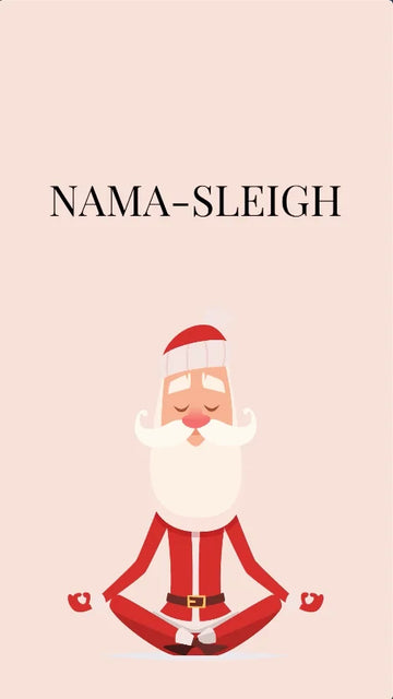 Christmas Card Nama-Sleigh Yoga – Funny Holiday Video eCard poster
