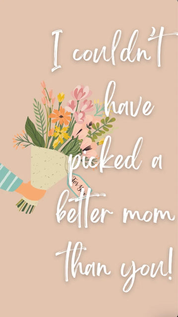 Mother's Day Picked Bouquet Video eCard poster