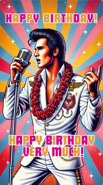 Elvis Birthday eCard