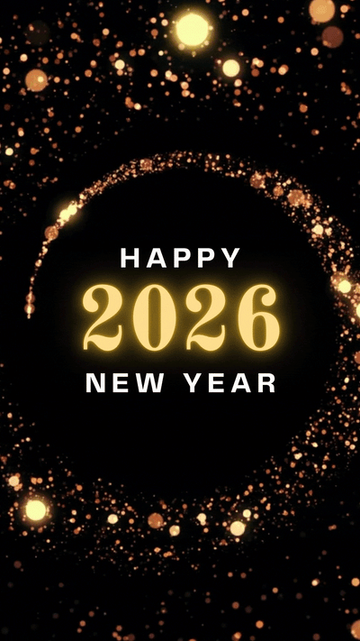 Funny “Onward & Upward” New Year digital eCard with confetti and bold text, celebrating fresh starts and good vibes — part of Greetigram’s fun video eCard collection.