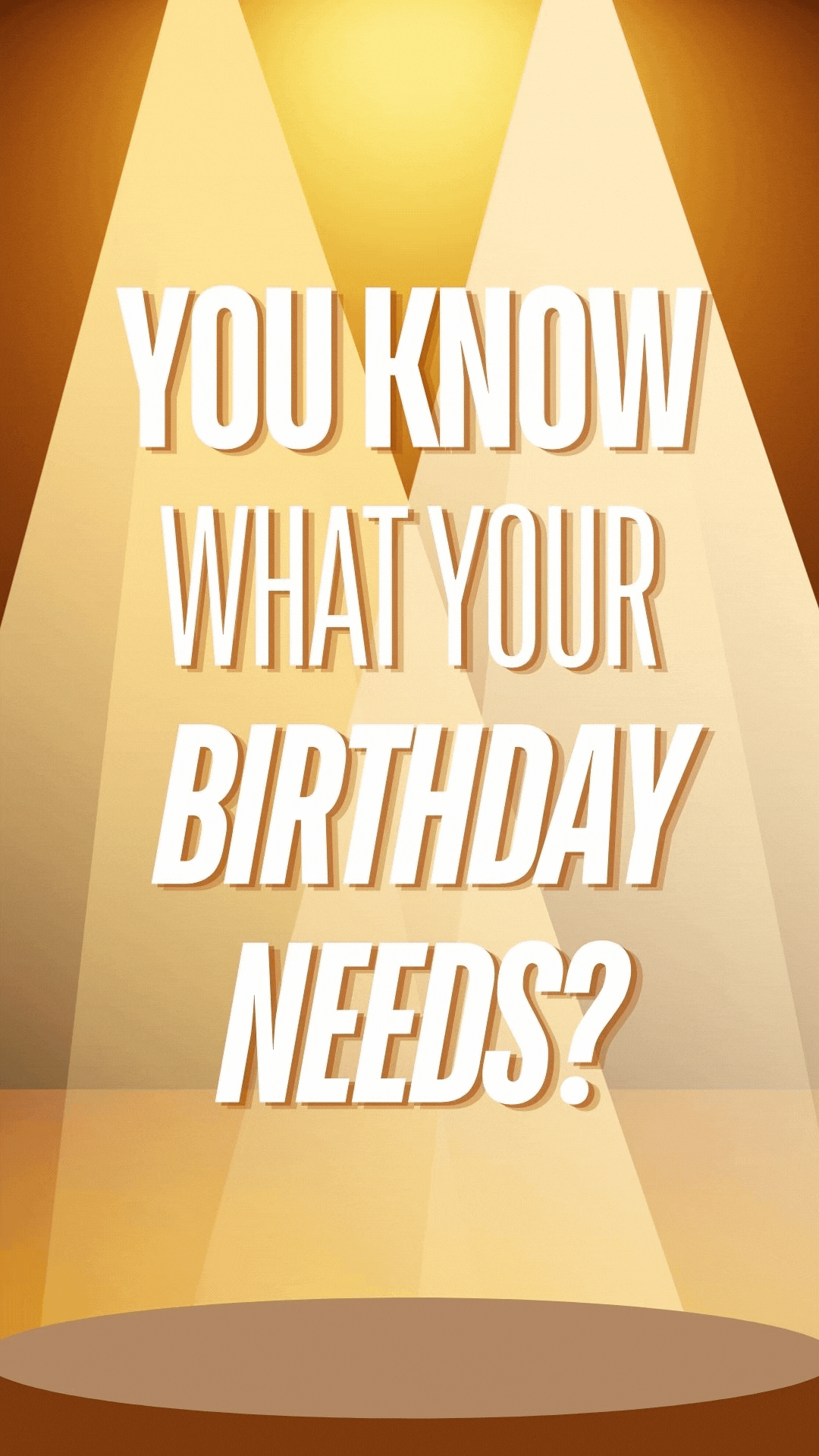 Funny Will Ferrell birthday video eCard based on the iconic SNL “More Cowbell” sketch. Features animated text and cowbell sound effects with on-screen message: “You know what your birthday needs? More cowbell. HAPPY BIRTHDAY. Rock on with your bad self.” A hilarious 15-second digital card that delivers laughs instantly.