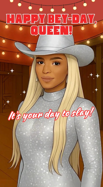 Beyoncé Birthday Video eCard poster