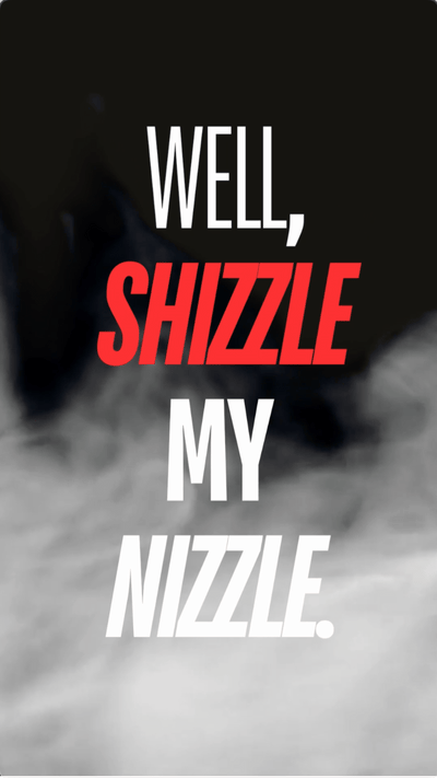 Funny Snoop-inspired graduation video eCard featuring a cool hip hop character wearing sunglasses with a graduation tassel, smoke effects, and bold text reading “Have a Smokin’ Gradizzle” and “straight outta homework.”