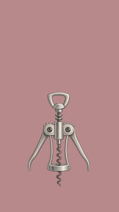 Funny wine birthday video eCard featuring a corkscrew raising its arms with the words “Hooray! It’s your birthday.