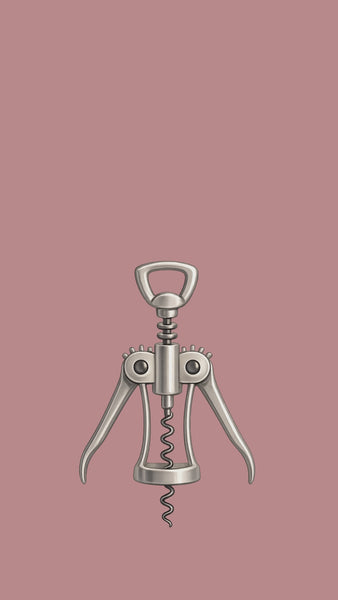 Funny wine birthday video eCard featuring a corkscrew raising its arms with the words “Hooray! It’s your birthday.