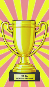 Trophy celebrating “Mother of the Freakin’ Year,” a fun Mother’s Day award-style Video eCard.