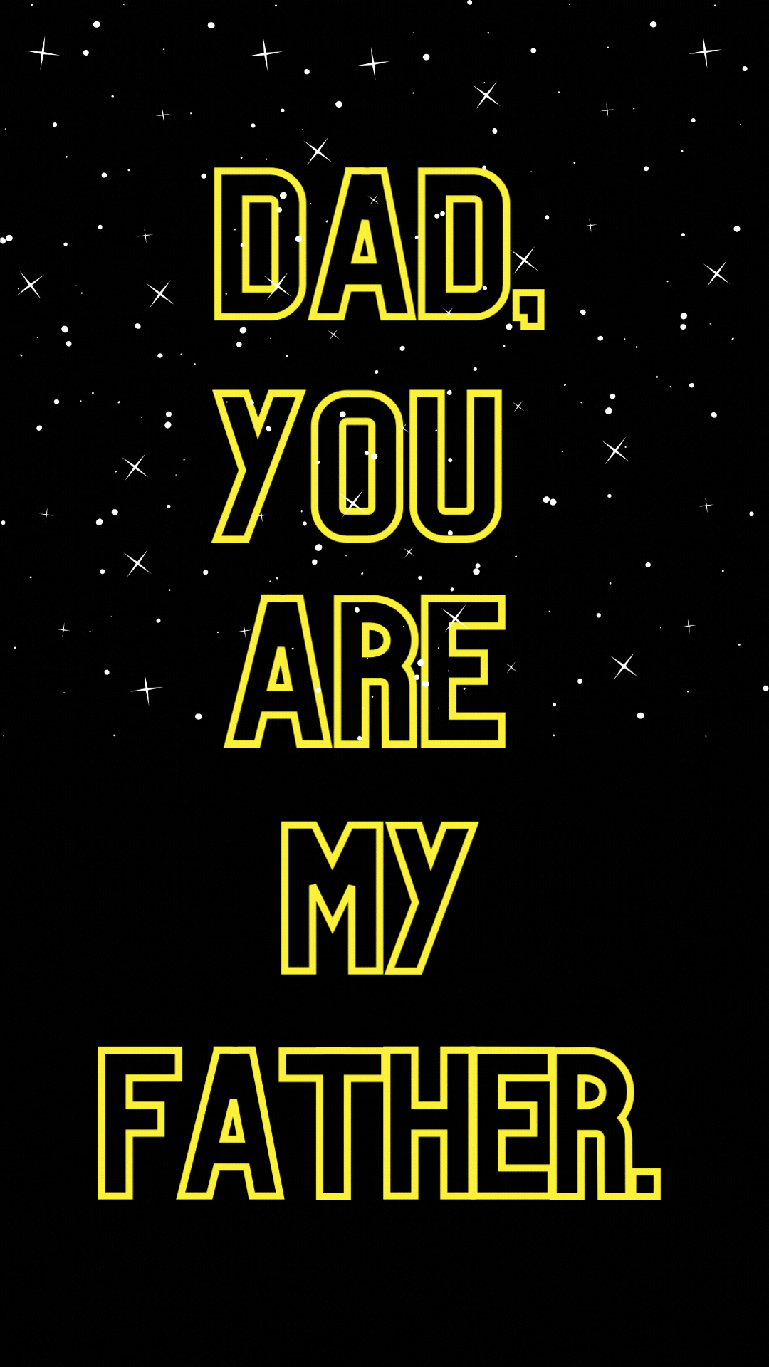Father's Day Darth Vader Card