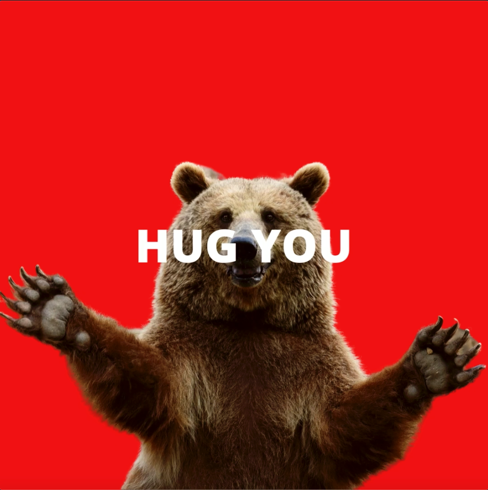 Bear Hug Digital Card