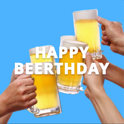 Beerthday Birthday Card