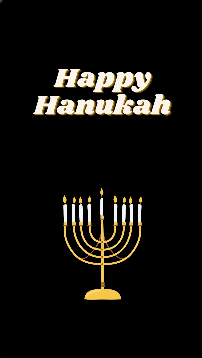 Happy Hanukkah Card 