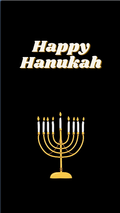 Happy Hanukkah Card 