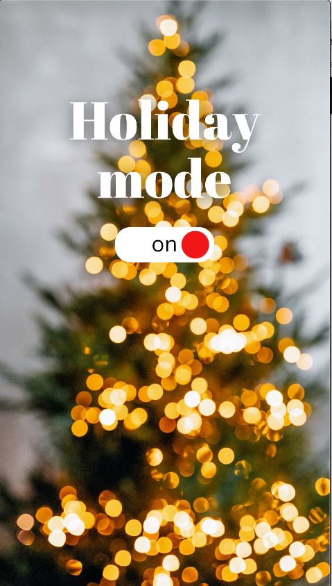 Holiday "Mode On" Digital eCard