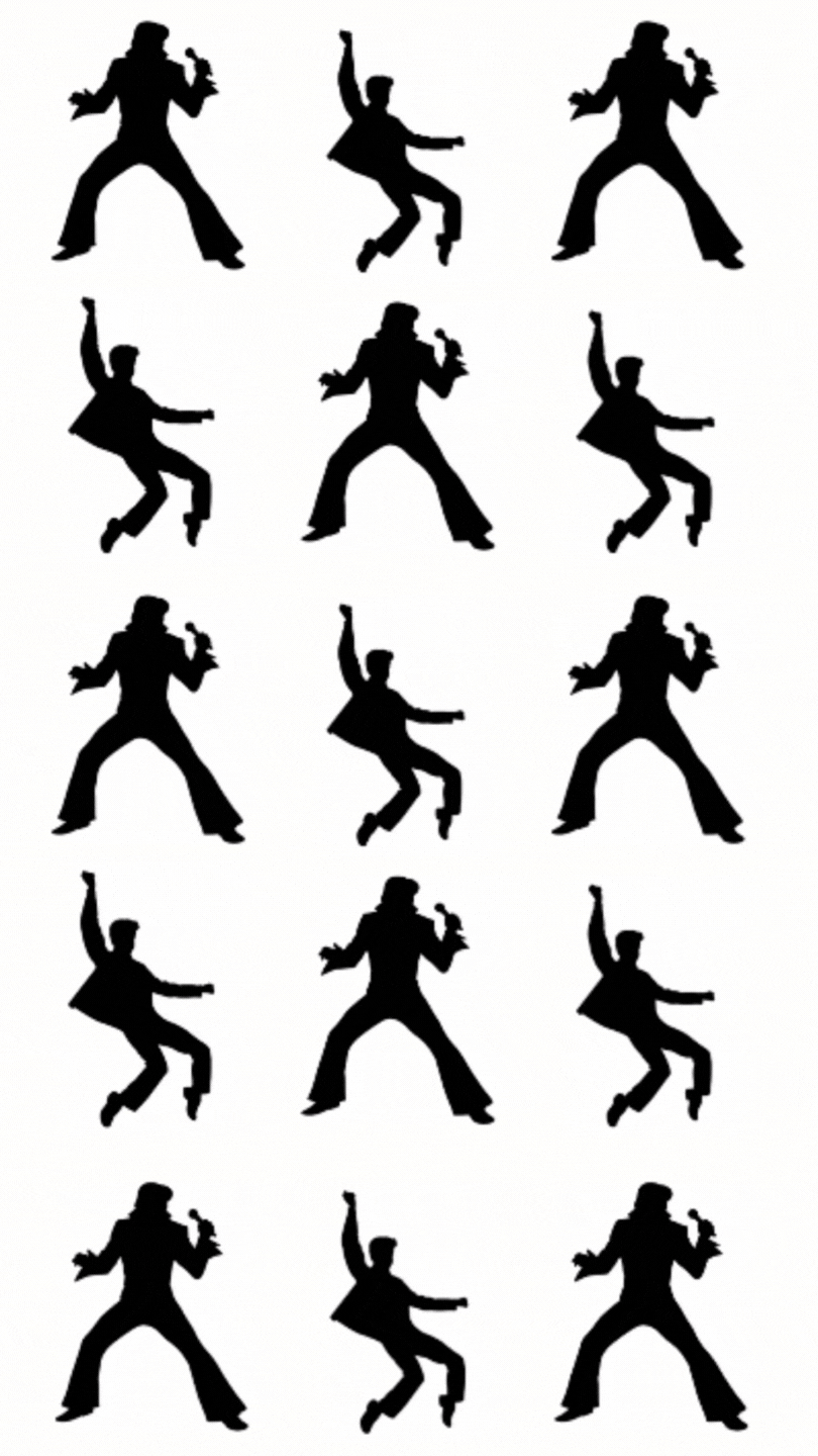 Elvis Blue Christmas eCard in a santa hat. Funny video card for Elvis fans.